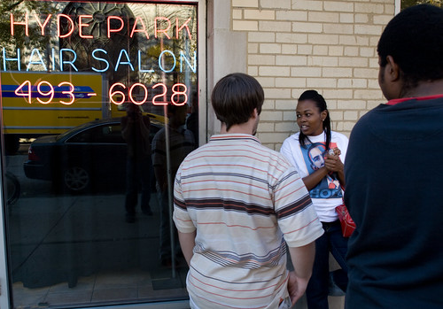Hyde Park Hair Salon The longtime barber shop for Obama i… Flickr