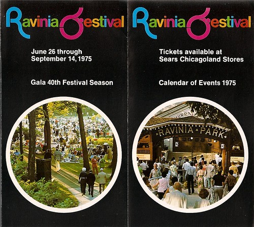 ravinia calendar 2023 Ravinia Festival Calendar of Events 1975 it was the Gala 4… Flickr