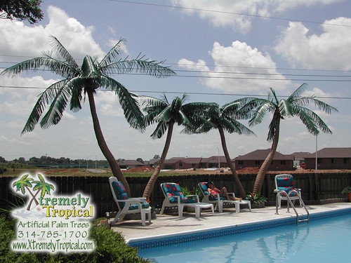 Artificial Palm Tree Pool Bungalow Breeze Palm Here are … Flickr