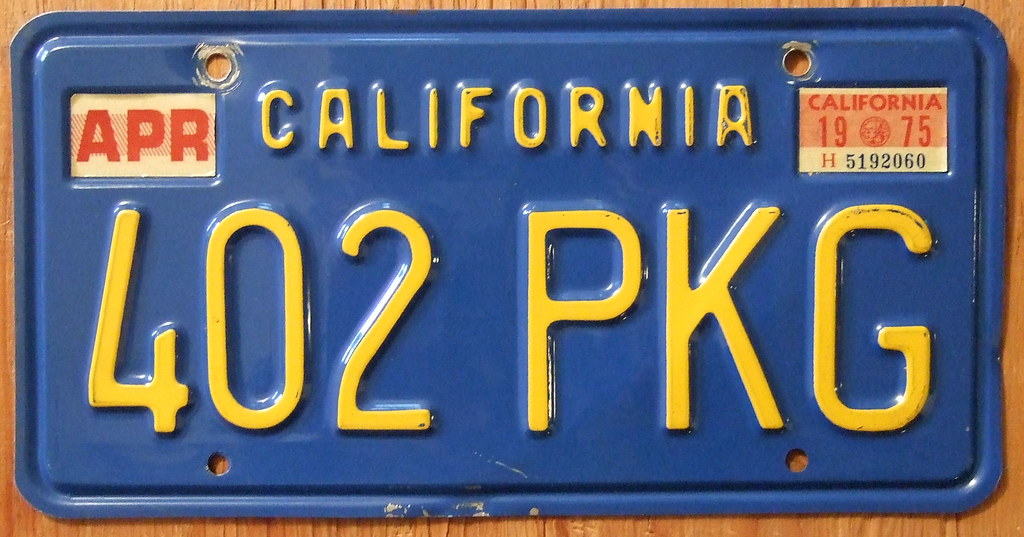 Replica DMV Tags