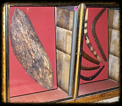 Gweagal shield collected from Botany Bay in 1770 and boome… Flickr