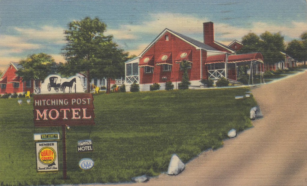 The Cardboard America Motel Archive Hitching Post Motel Roanoke