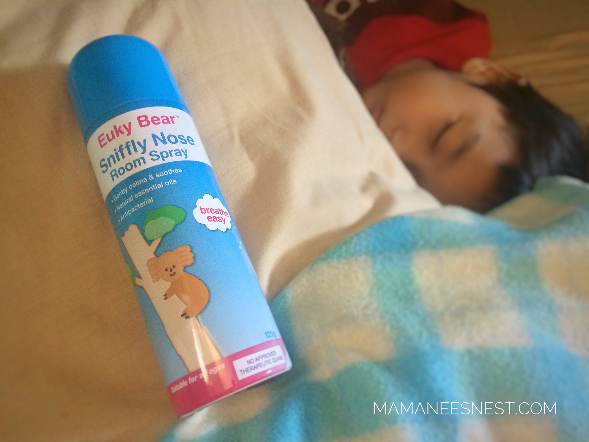 Review Of Euky Bear's Sniffly Nose Room Spray + Giveaway Mamanee's Nest