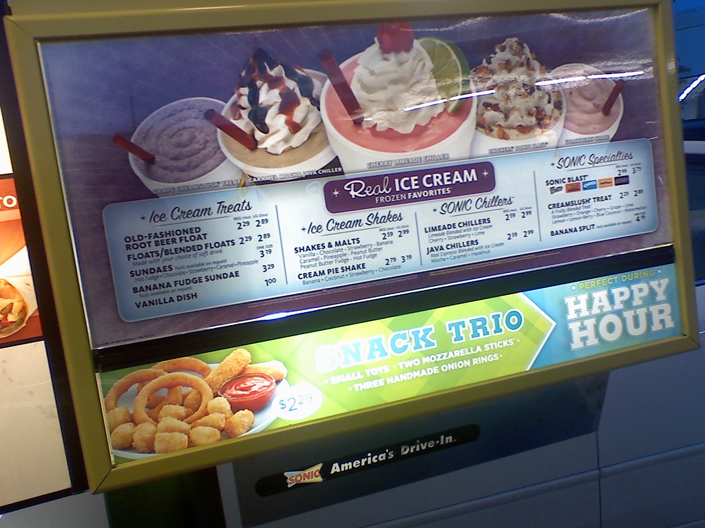 sonic dessert menu Grace Flickr
