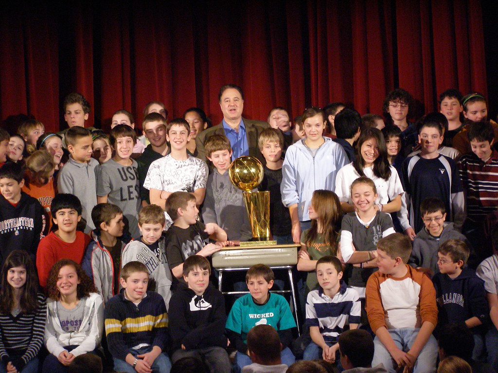 Steve at the Florence Sawyer School in Bolton Steve Pagliuca Flickr