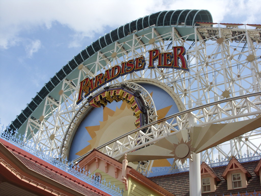 Disneyland Paradise Pier Roller Coaster Roller Coaster