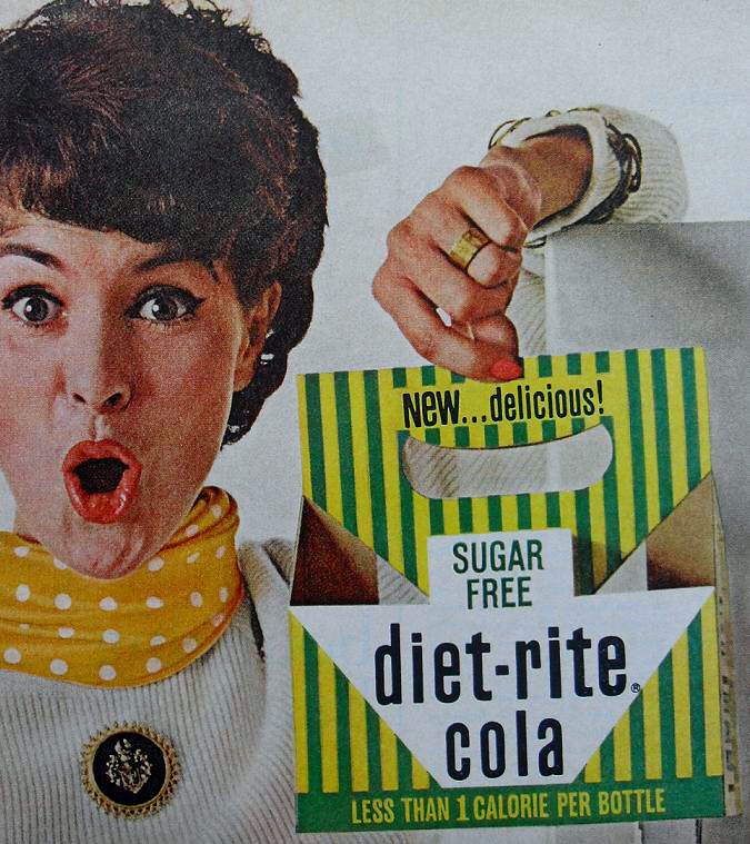 1960s DIET RITE COLA soda vintage advertisement From my vi… Flickr
