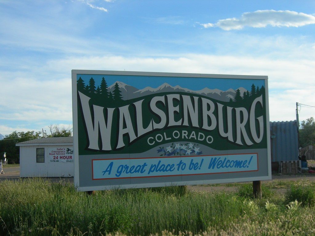 Walsenburg, Colorado City Limit Sign Jimmy Emerson, DVM Flickr