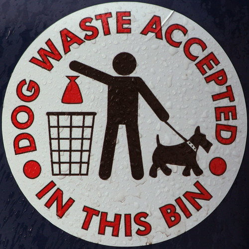DOG WASTE ACCEPTED IN THIS BIN Warwick, Warwickshire, Engl… Flickr