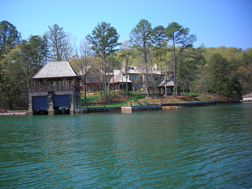 Coach Nick Saban's Lake House It was ridiculously big. Flickr