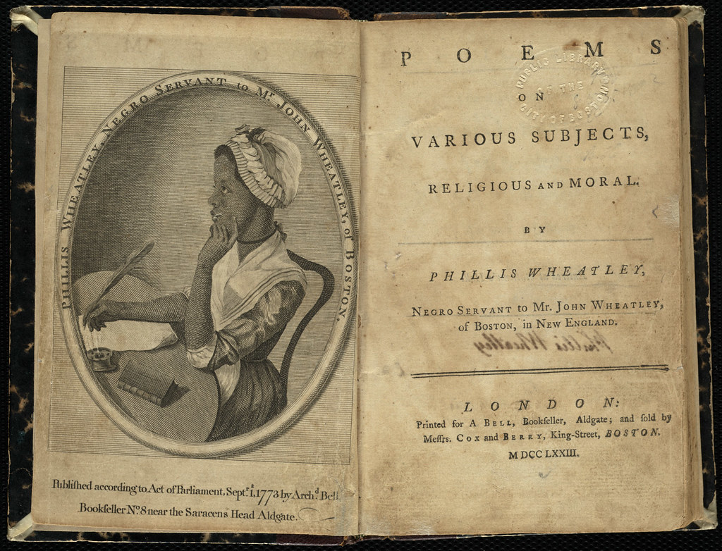 Poems on Various Subjects, Religious and Moral [Title page