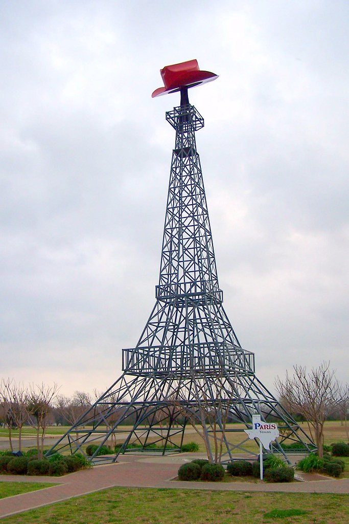 Eiffel Tower Texas Style Paris, Texas is home to the "Se… Flickr