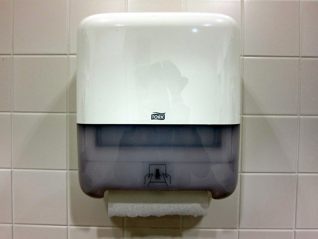 Tork Paper Towel Dispenser as seen at the Messe in Hamburg… Flickr
