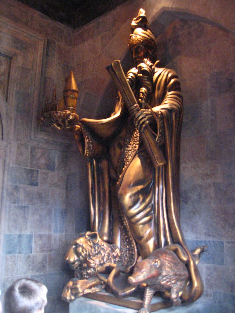 Hogwarts architect statue Inside the Magic Flickr