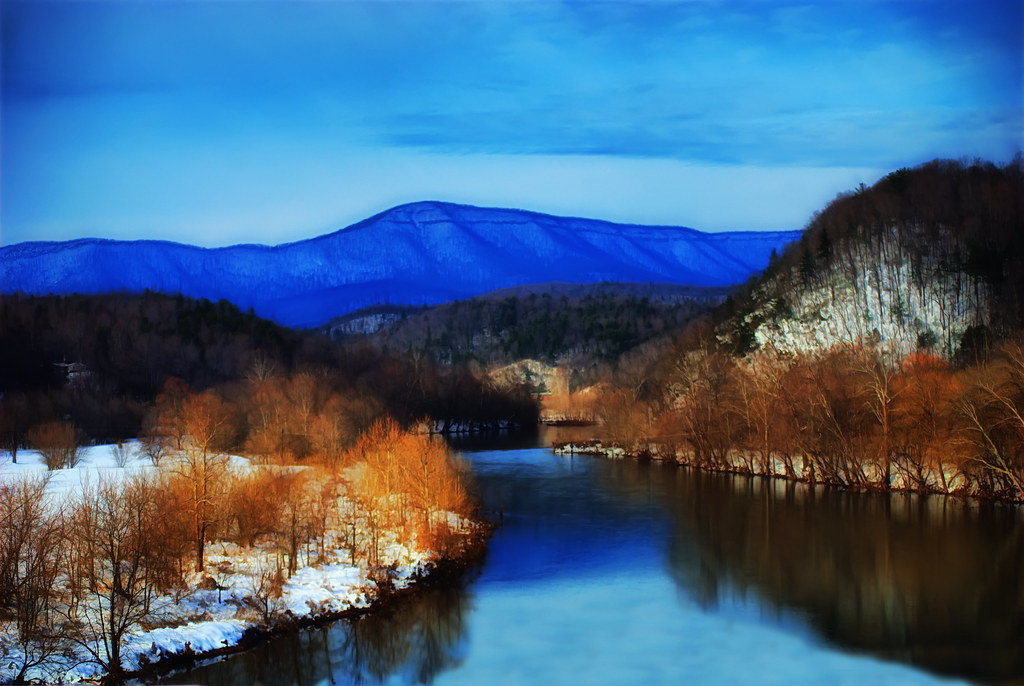 Snow on the Blue Ridge Mountains Life is your art. An open… Flickr