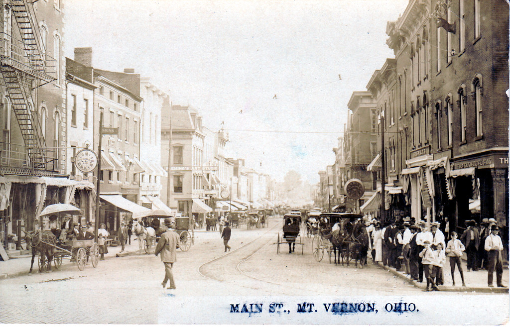 Mount Vernon Ohio Circa 1900, Main Street looking south So… Flickr