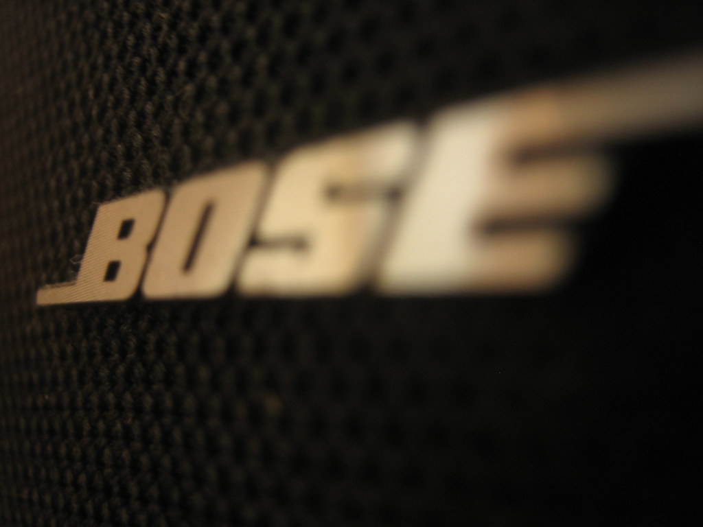 Bose Speaker Logo Macro randomness with a Canon IXUS 50 starwarshoarder Flickr