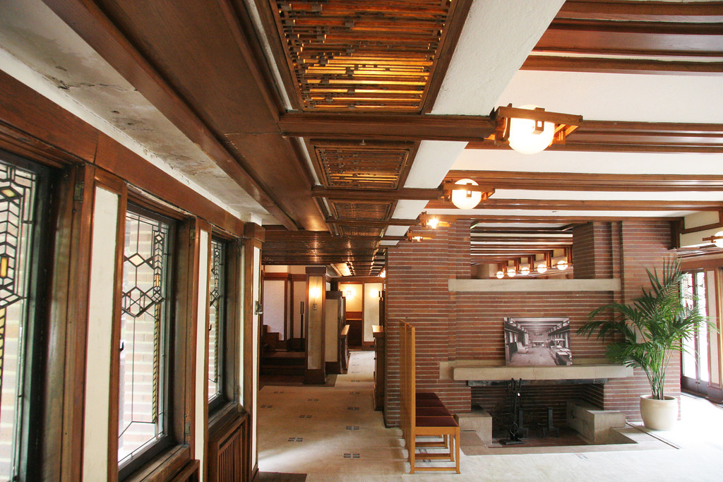 Robie House 12 Interior at the Frederick C Robie House, Ch… Flickr