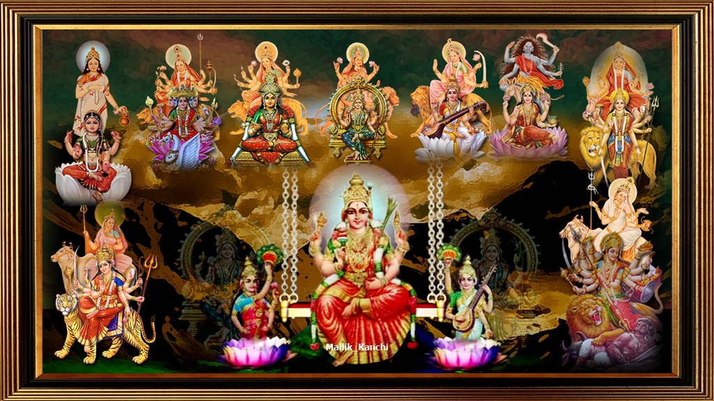 Maa in Nine forms.. NavDurga Godess Durga Mallik Rao Flickr