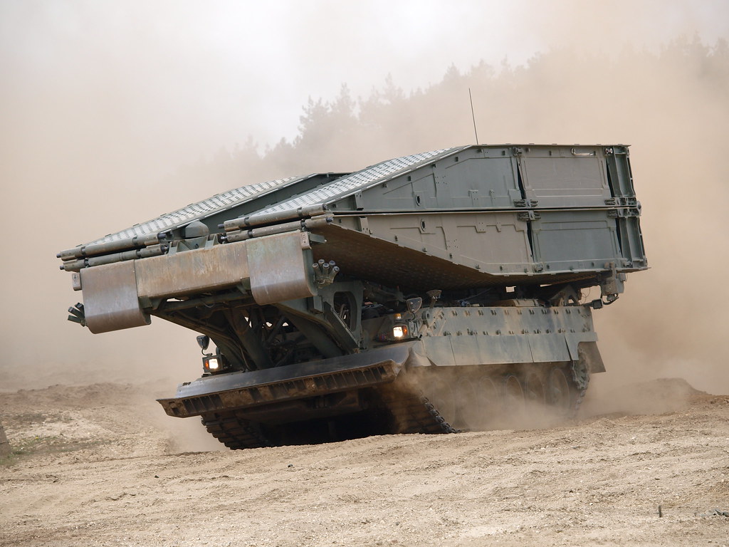 TITAN Armoured Vehicle Launcher Bridge Seen at the trainin… Flickr