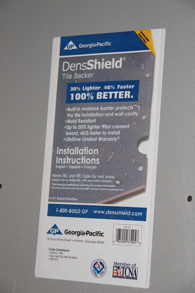 GP DensShield tile backer board JD and Beastlet Flickr