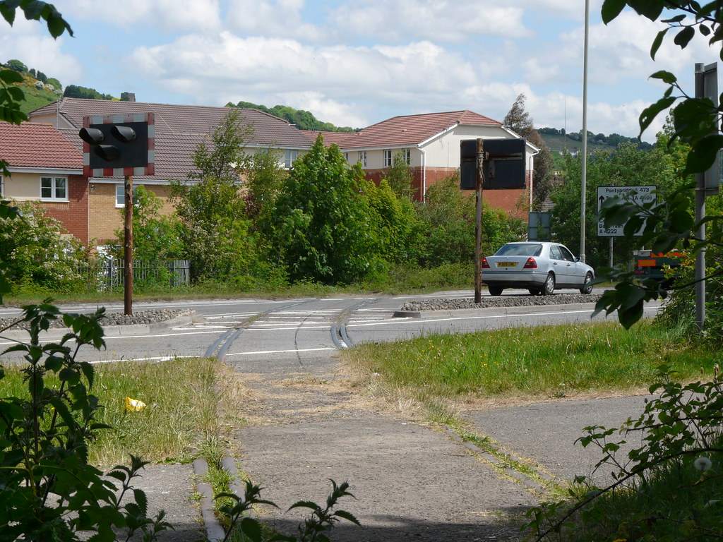 Disused level crossing Pontyclun This leads to Cross inn. Flickr