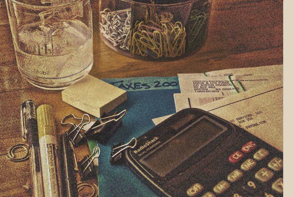 Tax Time Few tasks in my life require more office supplies… Flickr