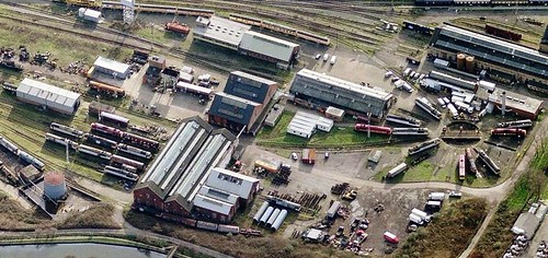 Old Oak Common shed London UK A Bing bird'seye view