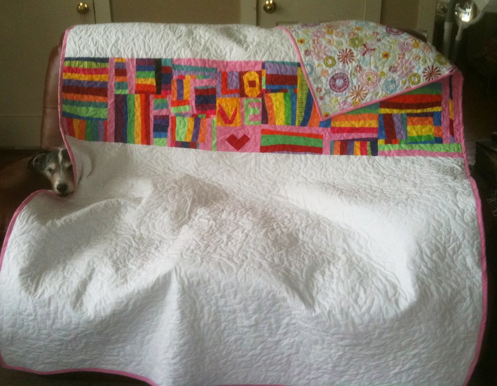 Valentine Candy Heart Quilt sewandtellquilts Flickr