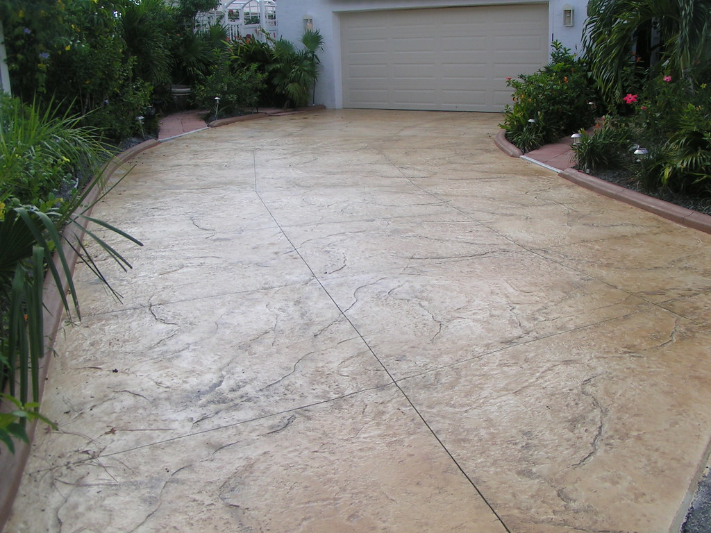 Stamped Overlay 430 THINCRETE Stamped Concrete CoverUp f… Flickr