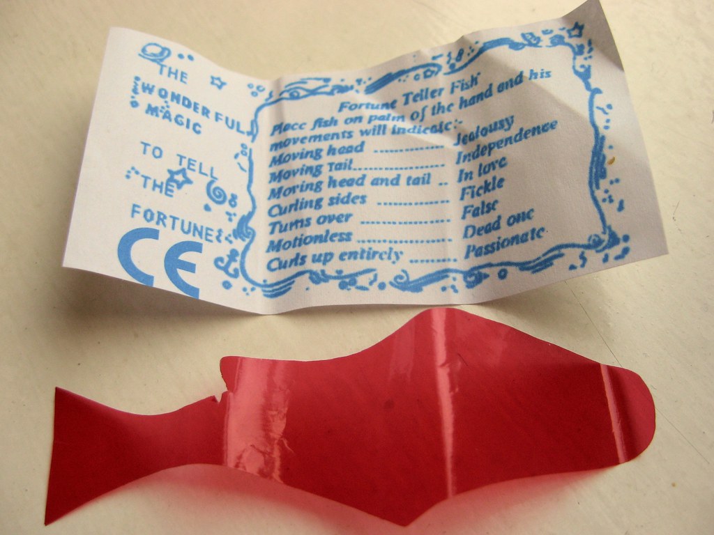 Fortune teller fish "The wonderful magic to tell the fortu… Flickr