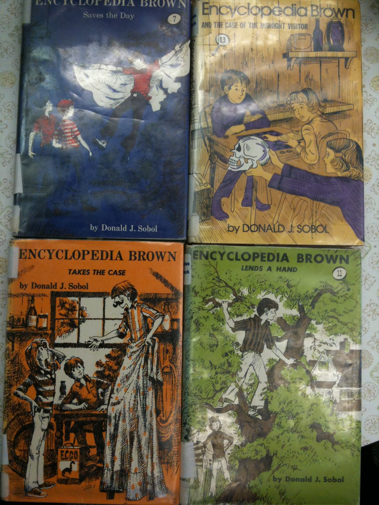 Encyclopedia Brown books Old editions at the Lima Public