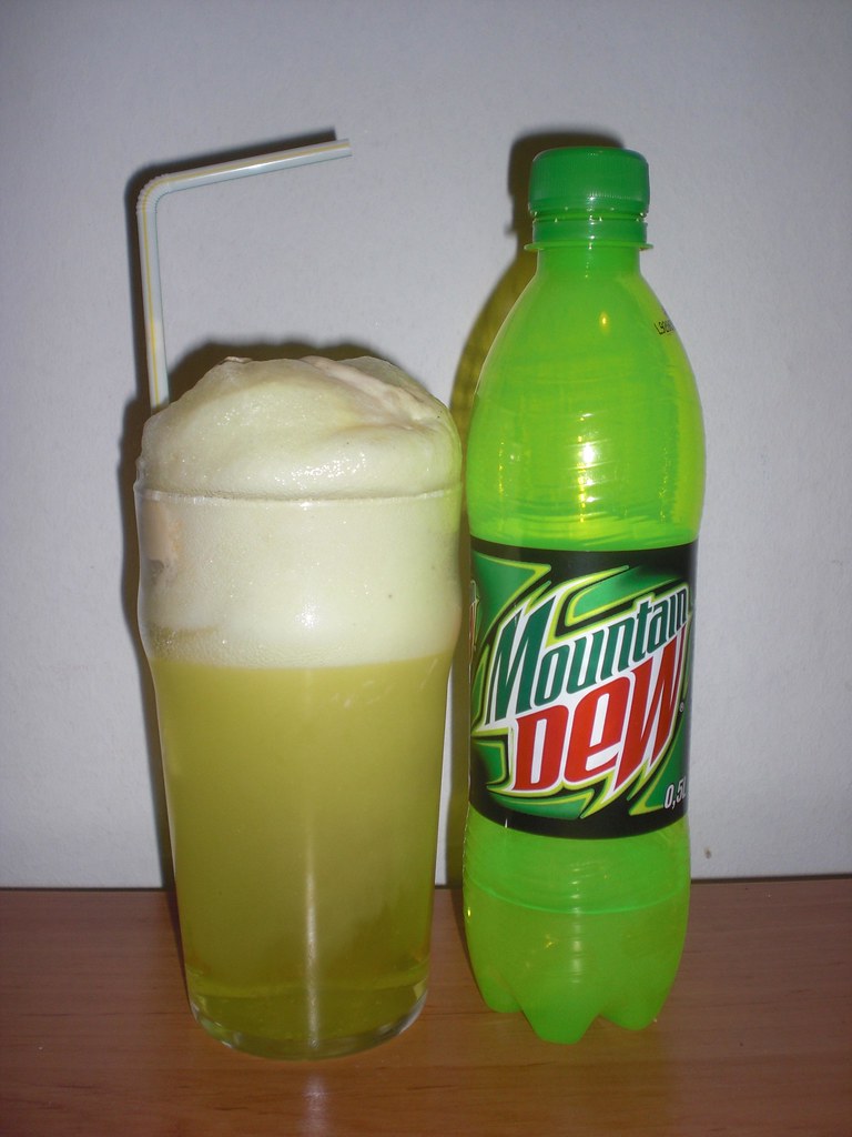 Mountain Dew Float I couldn't find a picture of this anywh… Flickr