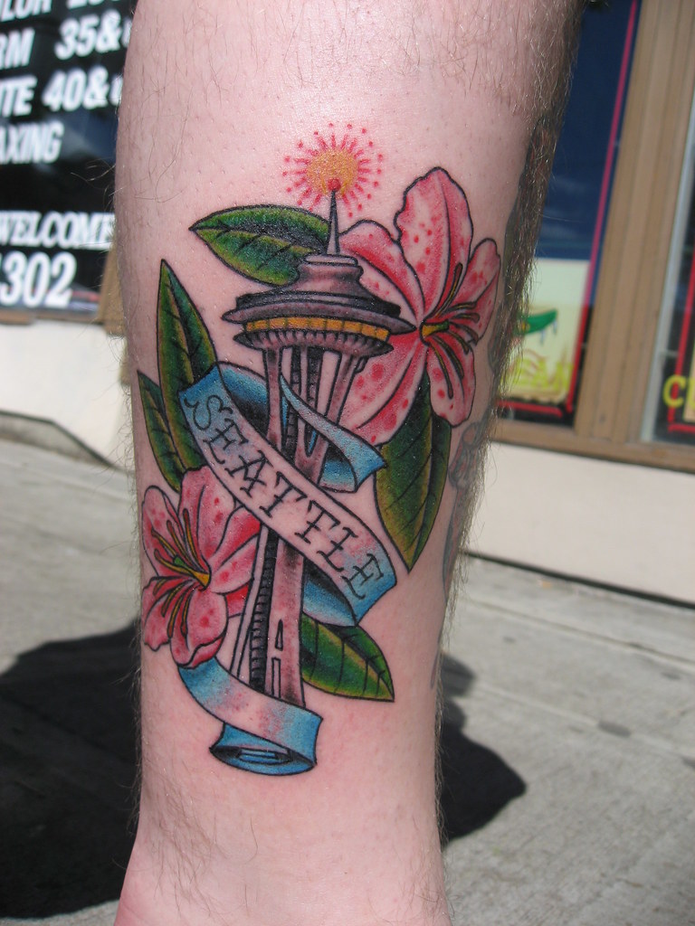Space Needle Tattoo Got this on my first visit to the