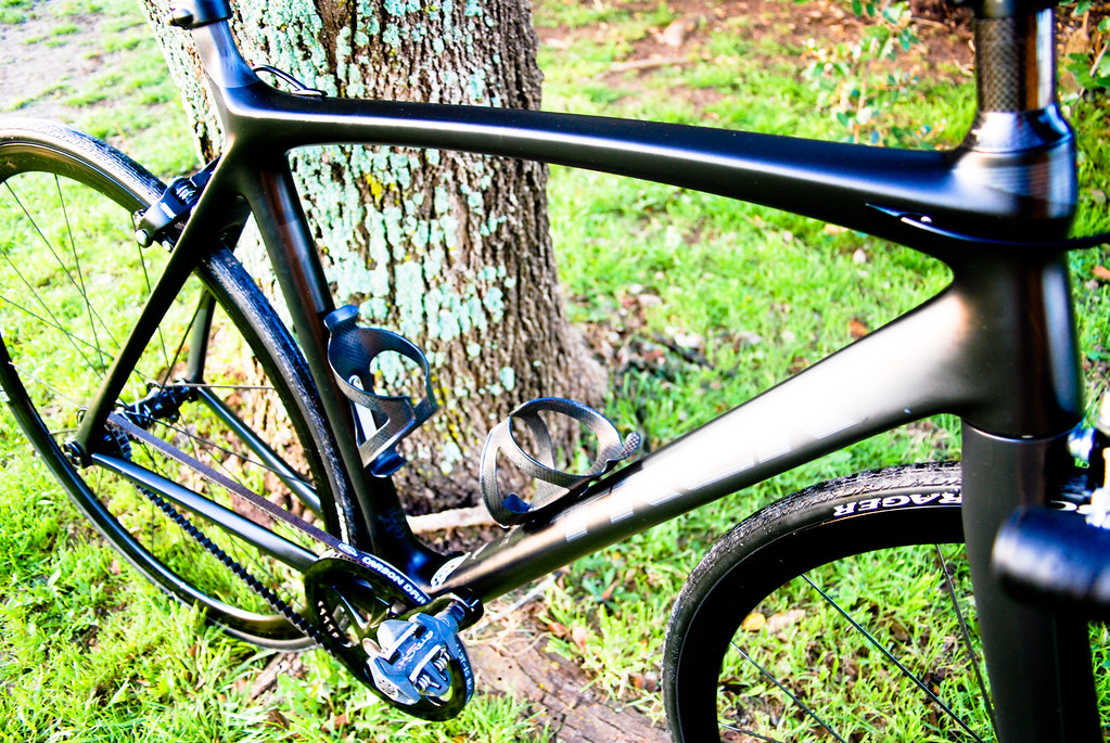 Trek District Carbon 16.5 lbs as stock, with heavy wheels.… Flickr