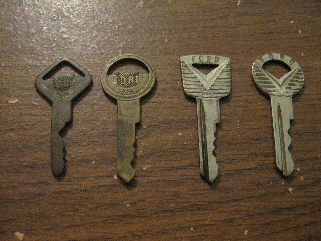 Hurd Ford Keys Old Style Hurd Lock Company Ford car keys. Eric G
