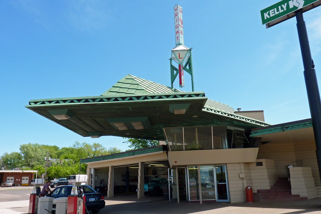 Frank Lloyd Wright Gas station Cloquet Ron Taube Flickr