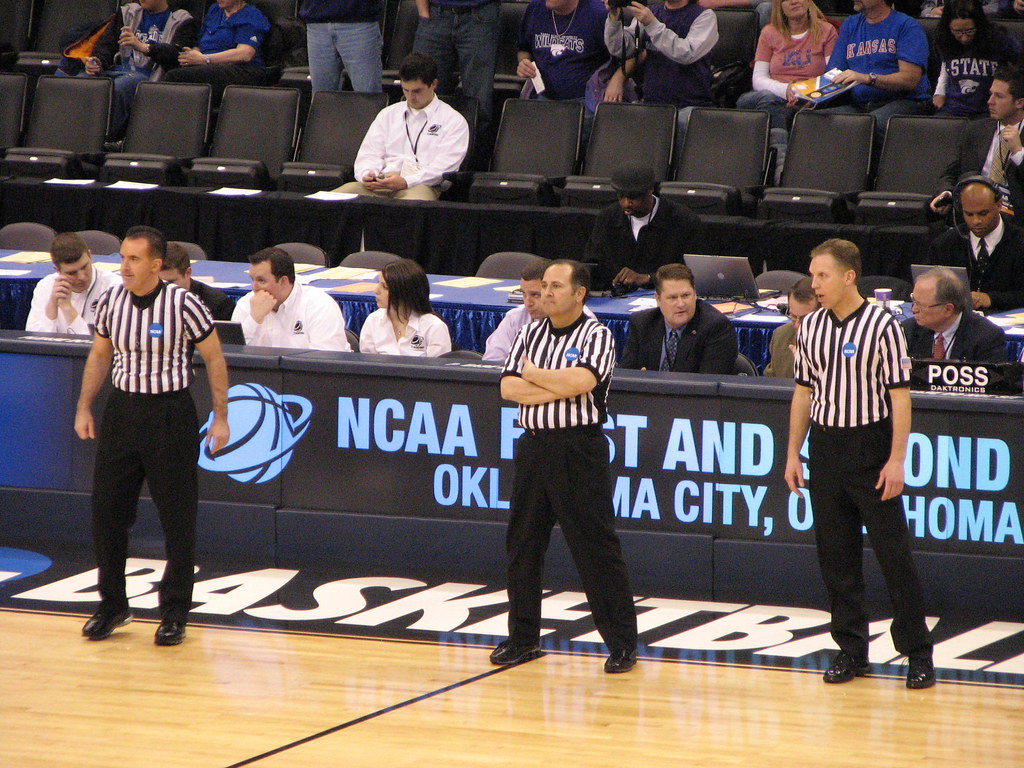 NCAA REFEREE'S Ncaa referee's Mike Eades, Mike Wood and Ro… Flickr
