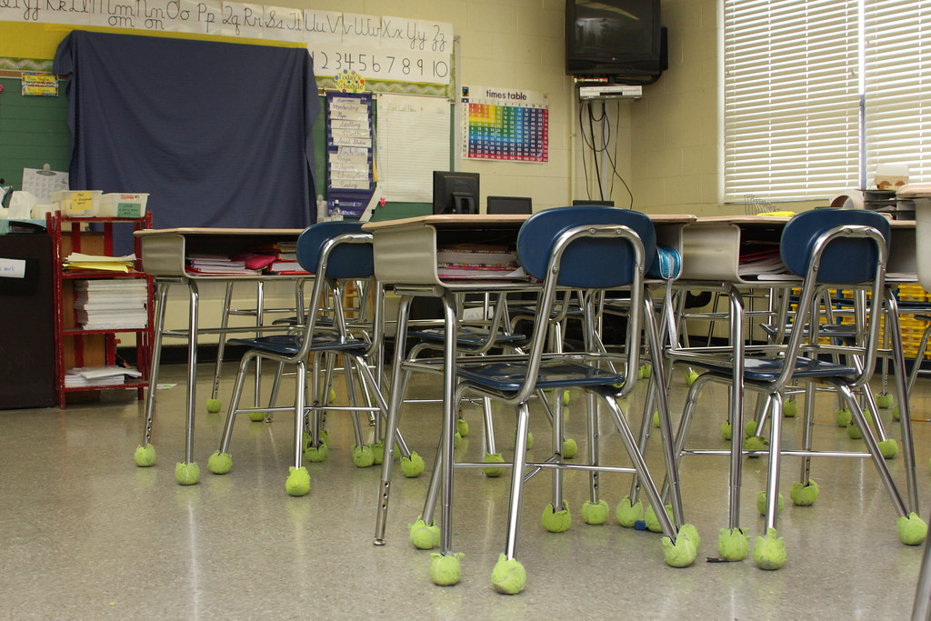 Tennis Ball Chairs Long ago, this was the first grade clas… Flickr