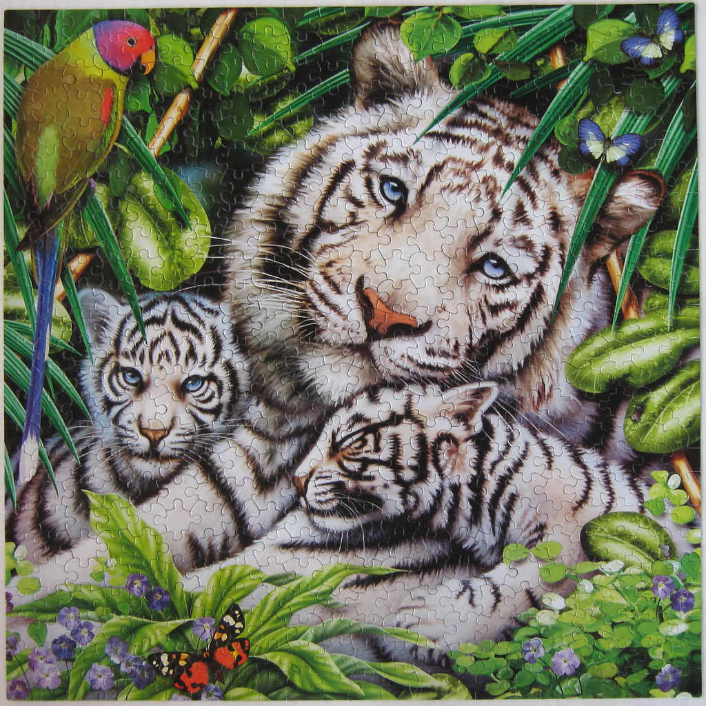 White Tiger Family (Howard Robinson) Ceaco, 550 p. Series… Flickr