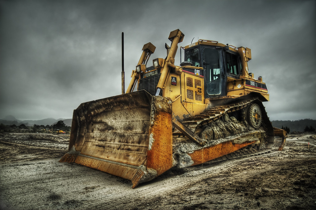 CAT D6R xl dozer, Pauanui Waterways, Coromandel, NZ Flickr