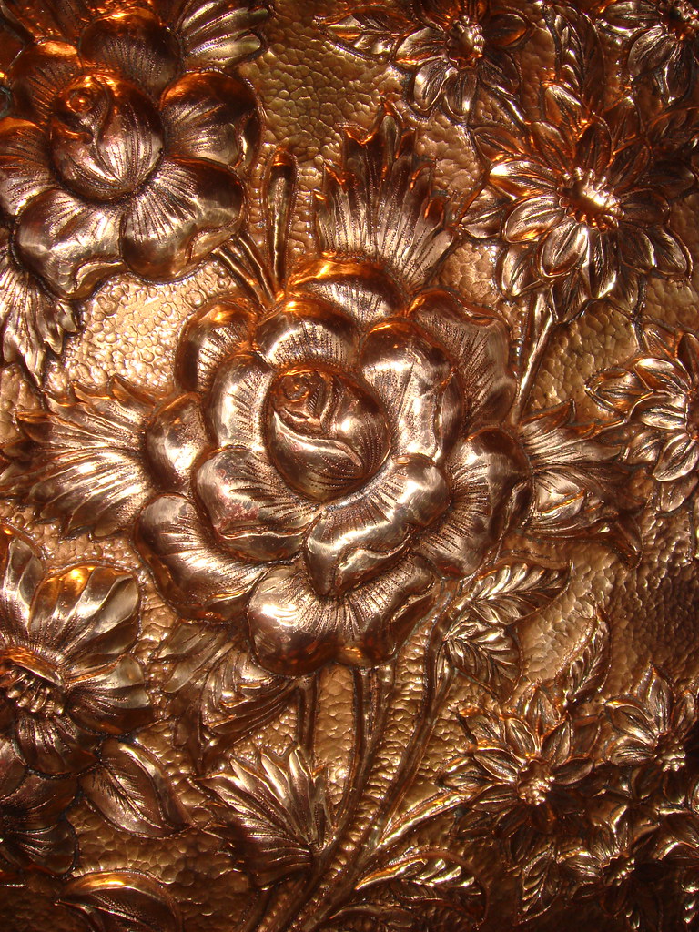 Copper flowers Copper artwork from Isfahan, Iran Sepehr Ehsani Flickr