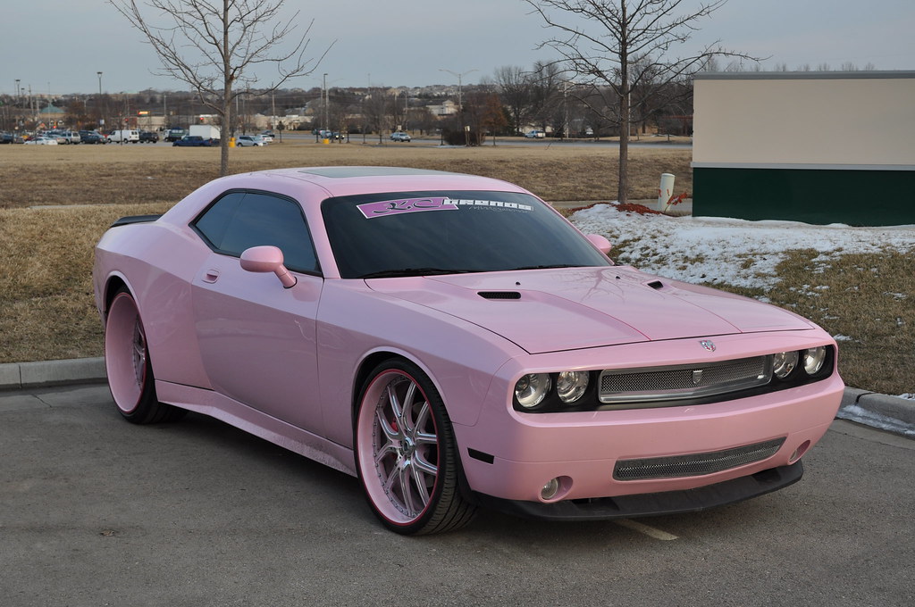 Dodge Challenger SRT8 Dodge Challenger with a Pink paint j… Flickr