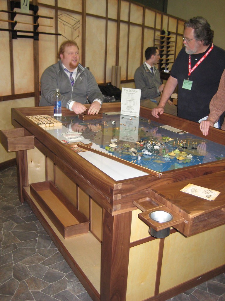 Gaming Table Ultimate Dungeons and Dragons gaming table. Tim Wayne