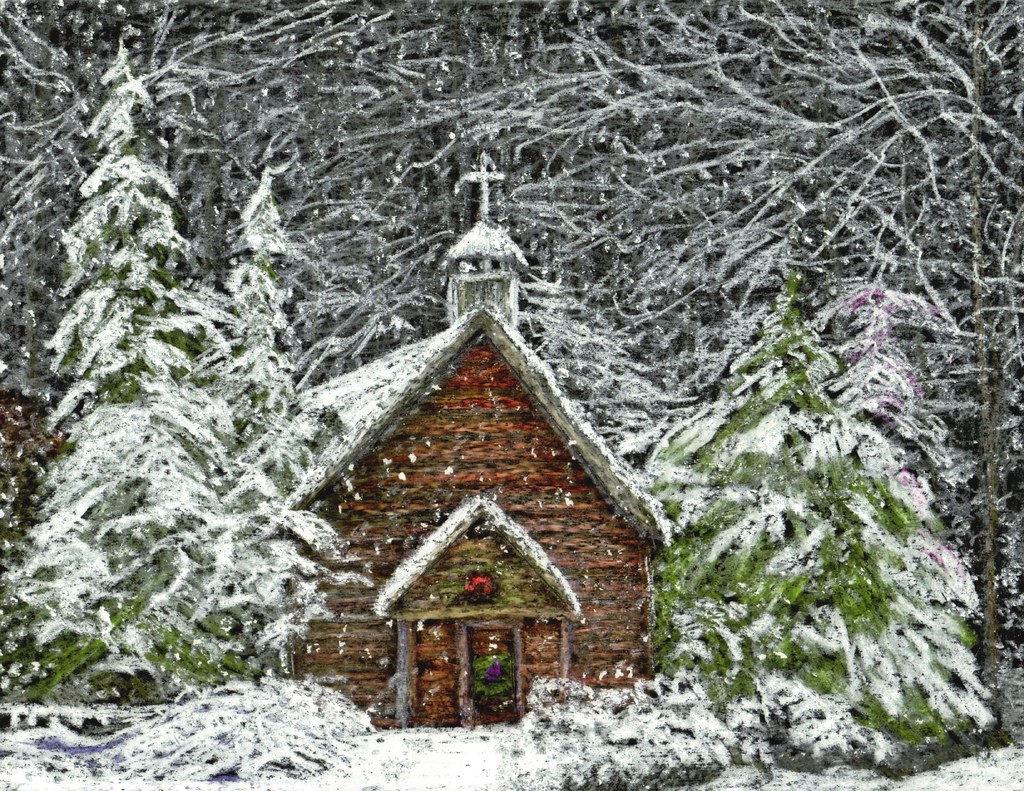 Snowy Church Snow is just around the corner...Christmas 20… Flickr