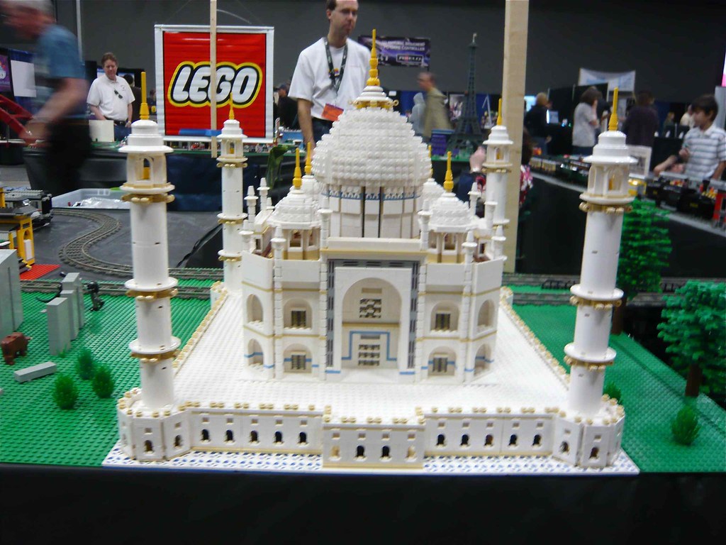 Lego Taj Mahal By the Texas Lego Users Group. Jessica Spengler Flickr