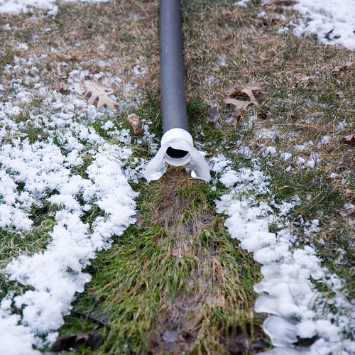 BeIced Sump Pump Pipe! Here's where the basement sump pum… Flickr