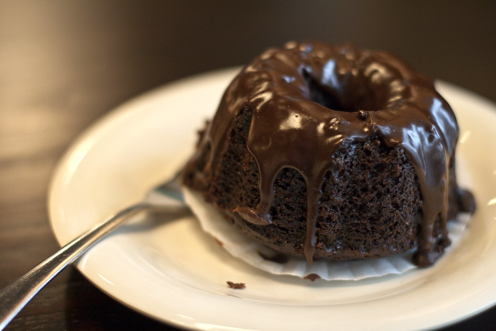 Mini Chocolate Bundt Cake From the bakery right down the r… Flickr