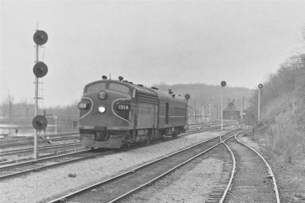 GALENA JCT., 1956 CHICAGO GREAT WESTERN passenger train … Flickr