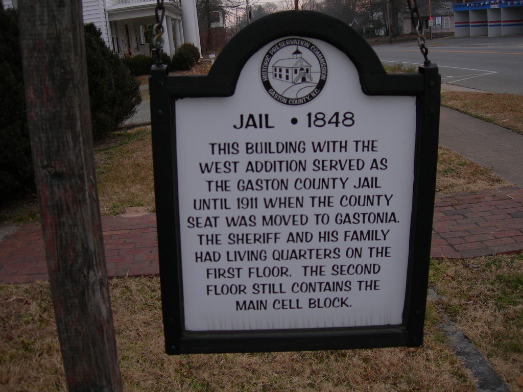 (Old) Gaston County Jail Sign Dallas, North Carolina Flickr